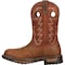 Rocky Original Ride Branson, Men's Waterproof Western Saddle Roper Boots, 9 M, Leather, 11 in Height FQ0002775 - alternate 7